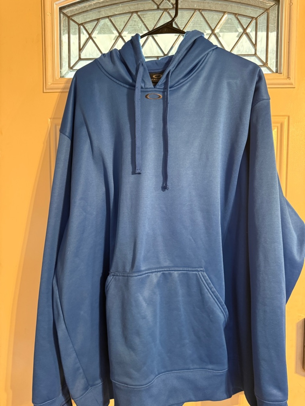 Oakley Men’s Steel Blue Hoodie with Logo